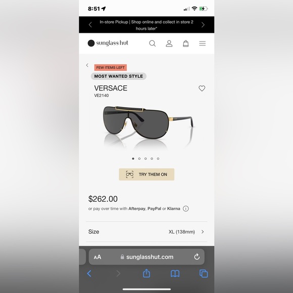 Men’s Versace Glasses - Picture 6 of 6